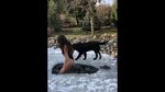 swimming in ice water in russia - YouTube